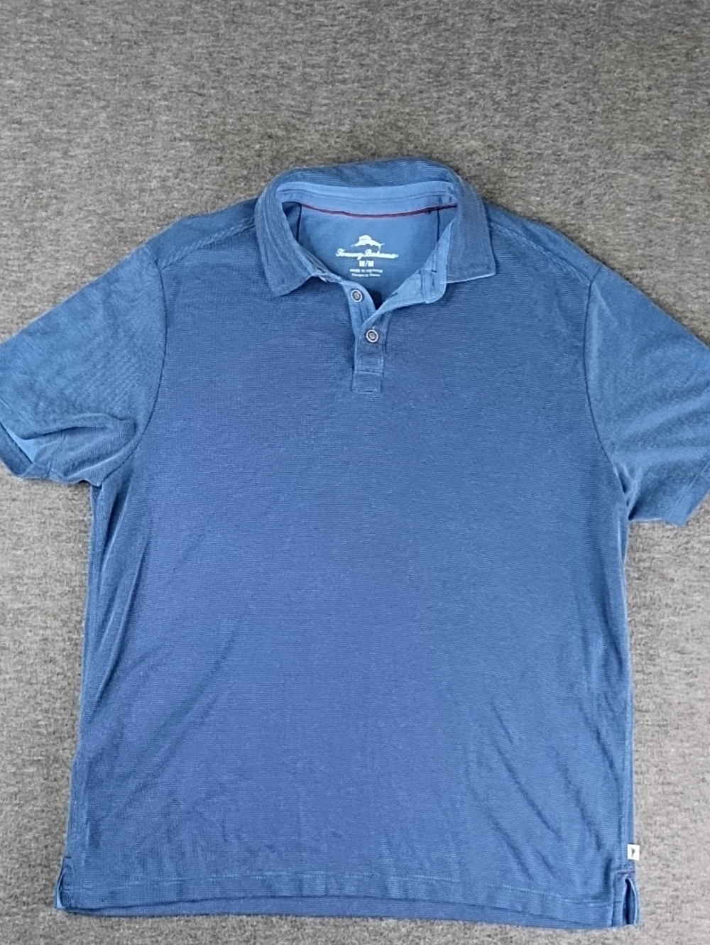 Tommy Bahama Men's Indigo Blue Short-Sleeve Polo